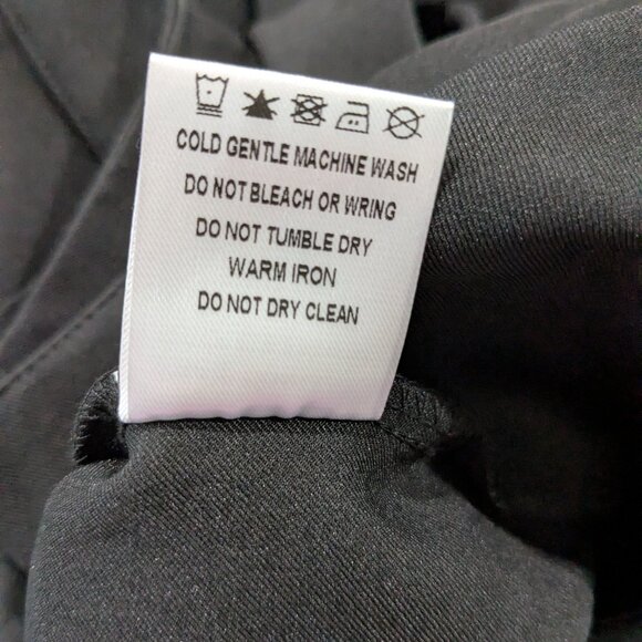 Princess Polly Women's Briana Wide Leg Black Dress Pants Trousers, Size 6, NWT - Picture 13 of 14